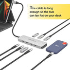 EZQuest USB C Hub Docking Station 7 in 1 - Image 8