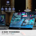 ViewSonic VX1655-4K-OLED 15.6 Inch 4K UHD Portable OLED Monitor - Image 3