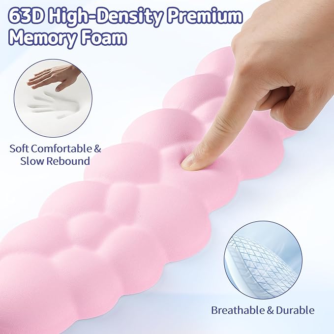 Cloud Wrist Rest Keyboard, Cloud Keyboard Wrist Pad Set - Image 4