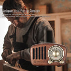 Vintage Radio Retro Bluetooth Speaker- Greadio Walnut Wooden FM Radio - Image 6