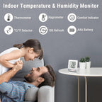 ThermoPro TP49 4 Pieces Digital Hygrometer Indoor Thermometer Humidity Meter - Image 2