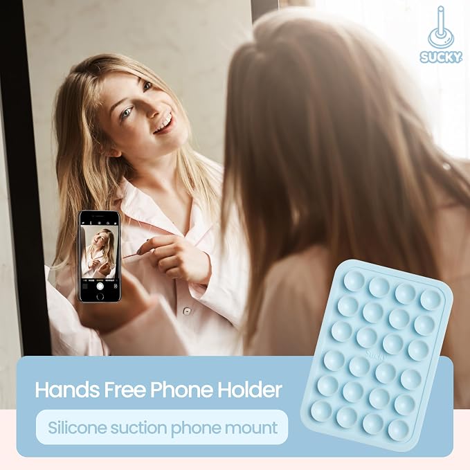 SUCKY Silicone Suction Phone Case Adhesive Octo Cup Buddy Mount - Image 5