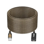 15 FT USB Extension Cable, USB 2.0 Type A Male to A Female Active Repeater by Unknown