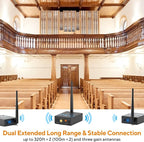 1Mii 3-in-1 2.4Ghz Wireless Audio Transmitter Receiver - Image 4