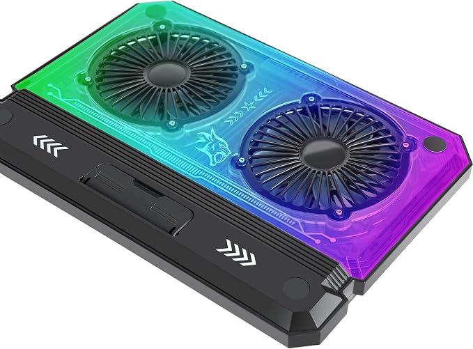 Gaming Crystal Shell Laptop Cooling Pad - Image 5