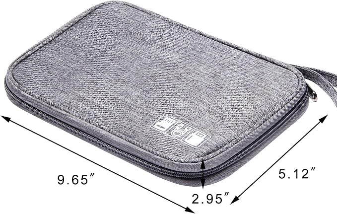 SELLYFELLY Travel Electronics Organizer Portable Cable Organizer Bag - Image 3