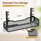 Under Desk Cable Management Large, Cinati 16" Cable Management Box - Image 6