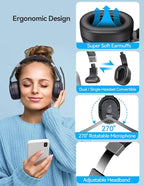 TECKNET Bluetooth Trucker Headset, Single and Dual Ear Wireless Headset - Image 3