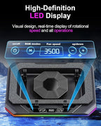 MOUNT PRO Gaming Laptop Cooling Pad, RGB Laptop Cooler Stand - Image 5