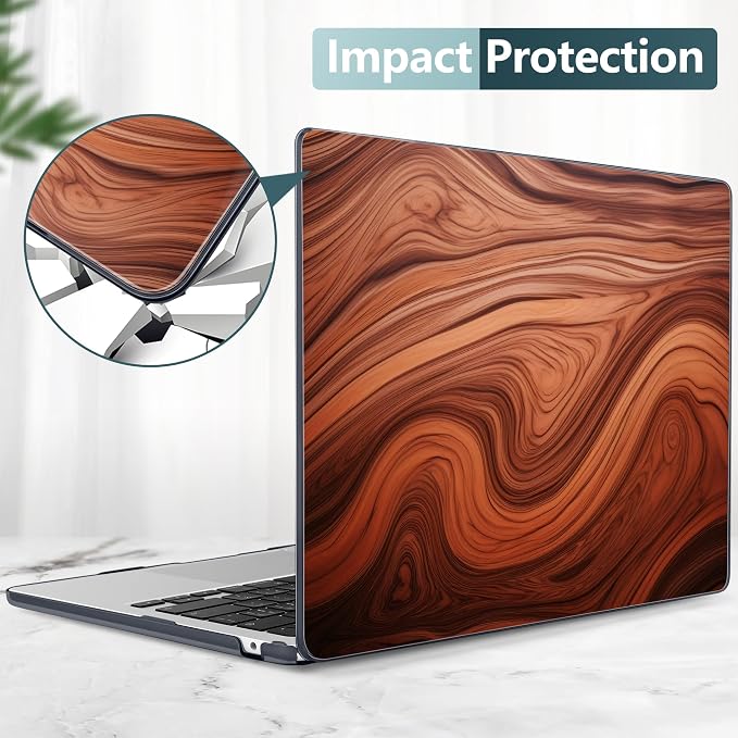 TWOLSKOO Compatible with M4 MacBook Air 13.6 inch Case 2025-2022 Release M4 - Image 6