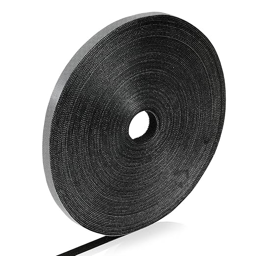 WILLBOND 1/2 Inch x 90ft Fastening Tape Cable Ties Reusable Fastening Nylon by Willbond+Technology+Limited