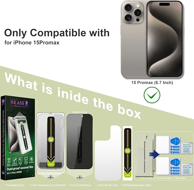 9H Tempered Glass, Full Coverage, Anti-Fingerprint, Auto Dust Removal, - Image 6