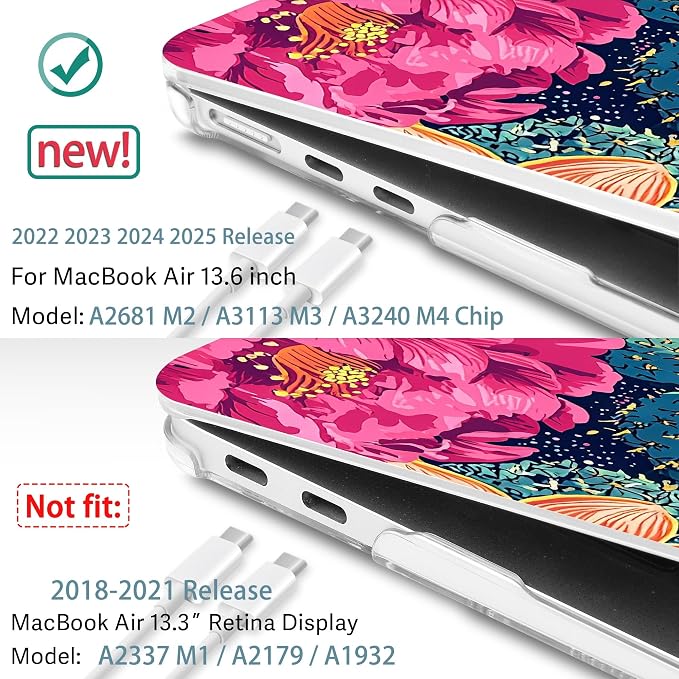 May Chen for MacBook Air 13.6 Inch Case 2025/2024/2023/2022 Release – Hard - Image 3