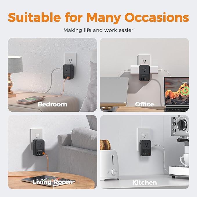 TESSAN USB C Charger Block 20W PD, Fast Charging Adapter - Image 8