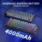 Redragon K673 GB 75% Wireless Gasket RGB Gaming Keyboard, 3-Modes 81 Keys PBT - Image 8