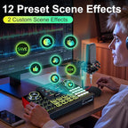 Podcast equipment bundle with live sound card audio mixer, podcast equipment - Image 7