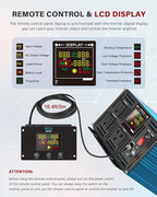 2000 Watt Inverter Pure Sine Wave DC 24V to 110V/120V AC Power Inverters - Image 4