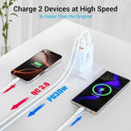 USB C Block 60W, 5 Ports Wall Plug Fast Charging Block, PD+QC Multiport Power - Image 5