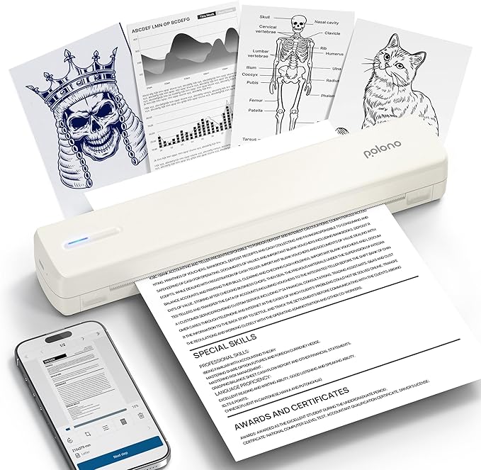 POLONO Portable Printer Wireless by POLONO