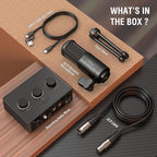 FIFINE Podcast Equipment Bundle Set, Music Recording Kit - Image 8
