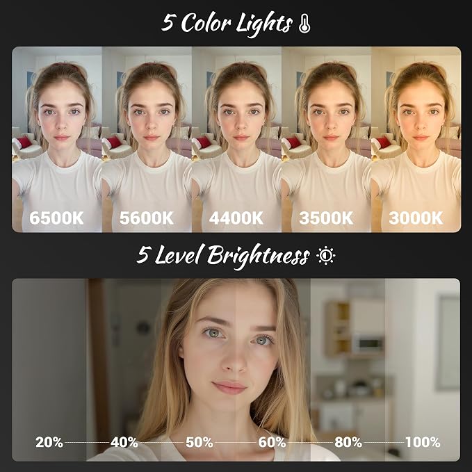 Magnetic Selfie Light for Phone: 5 Led Mode - Image 2
