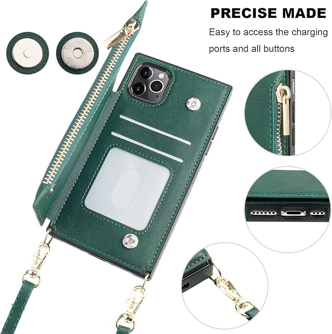 Bocasal Crossbody Wallet Case for iPhone 11 Pro - Image 6