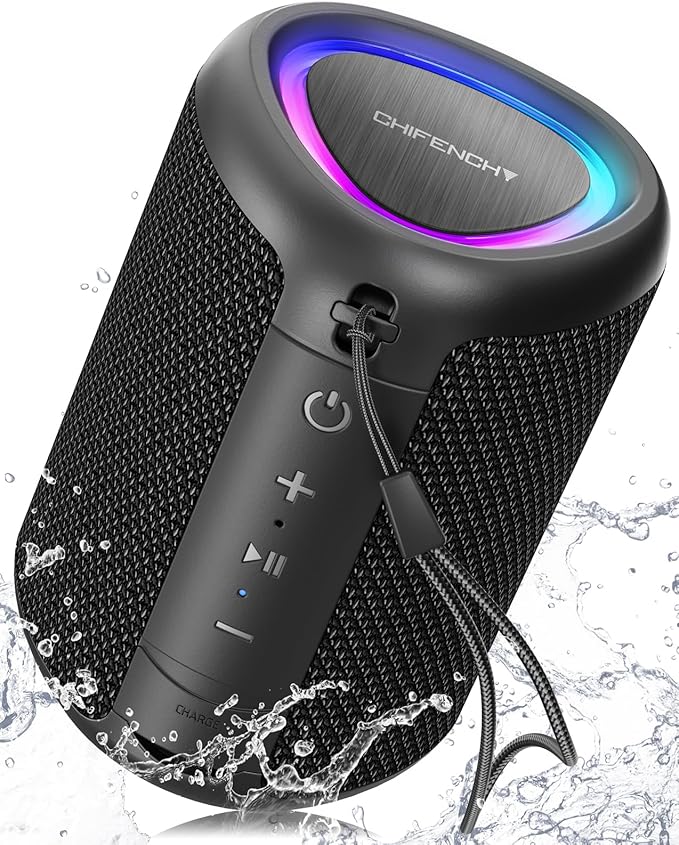 Portable Bluetooth Speaker Beach Essentials: Powerful Crystal Clear by CHIFENCHY
