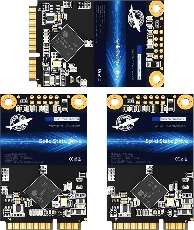 SSD MSATA 64GB Dogfish High Performance Internal Solid State Drive by THREE+COLOUR+DOGFISH