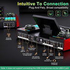 Podcast Microphone Bundle with Live Sound Card Audio Mixer, Podcast Equipment - Image 5