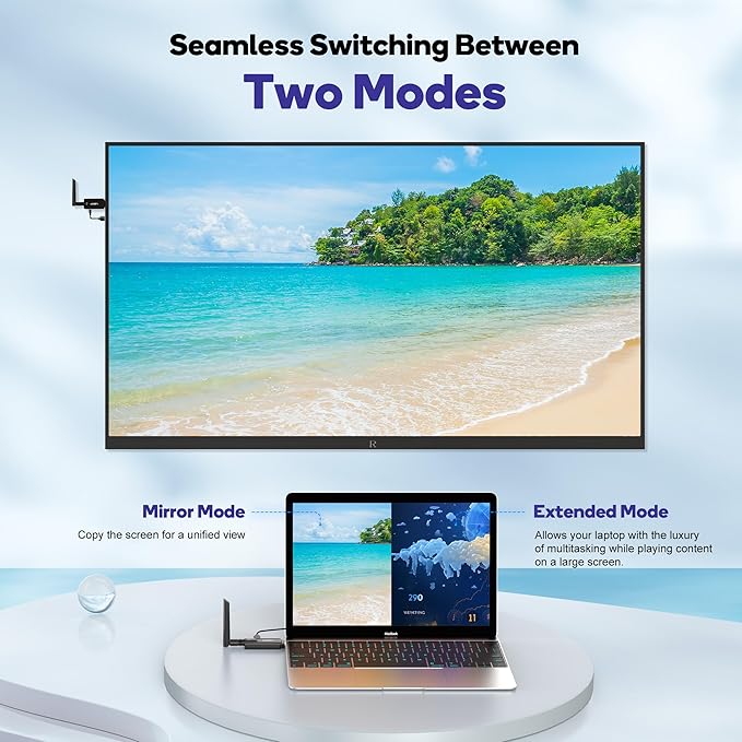 Wireless HDMI Transmitter and Receiver, Plug and Play, 1080P Wireless HDMI - Image 7