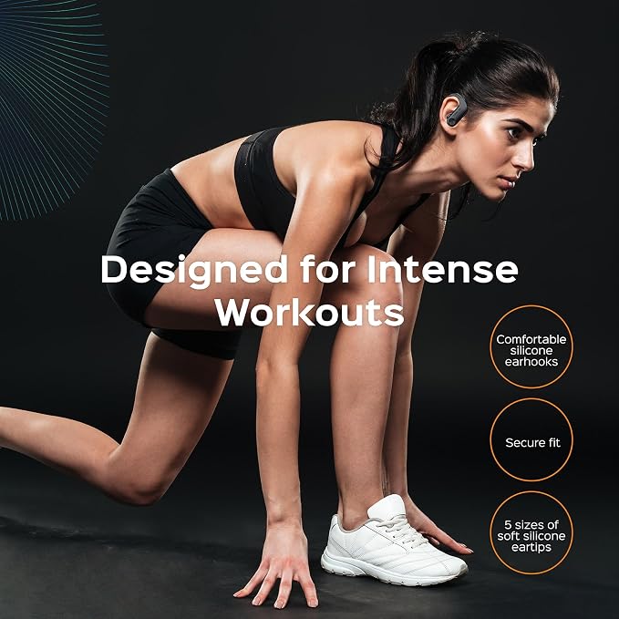 TREBLAB X3 Pro - Workout True Wireless Earbuds, Comfortable Earhooks, Punchy - Image 2