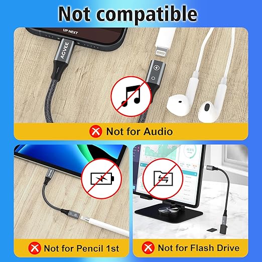 AGVEE 2 Pack 4 inch Lightning Female to USB C Male PD Adapter, 27W Fast Charger - Image 6