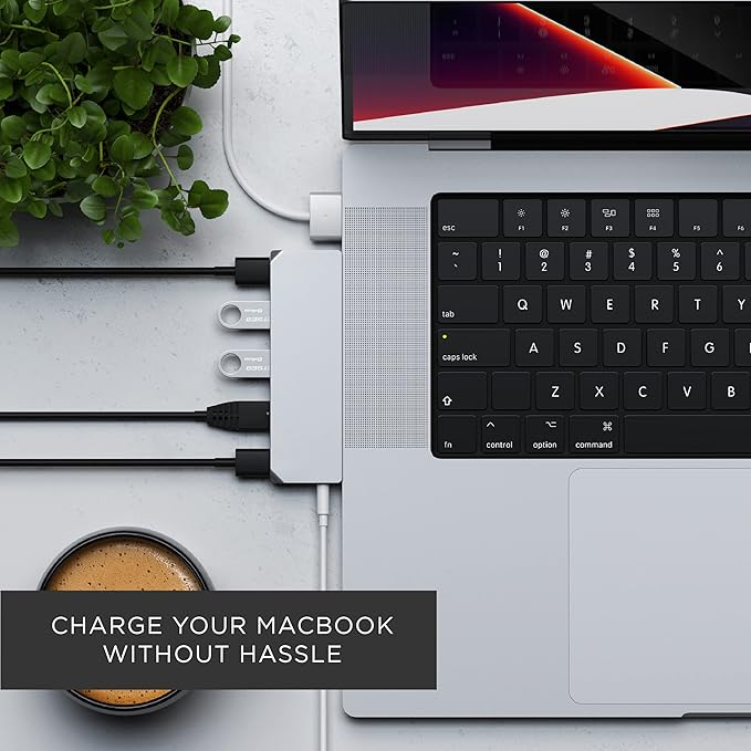 Satechi USB C Hub Multiport Adapter Pro Hub Mini, USBC Dongle - Image 3