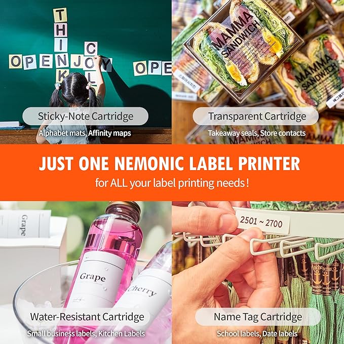 Nemonic Label Printer | Inkless Bluetooth Thermal Label Printer - Image 3