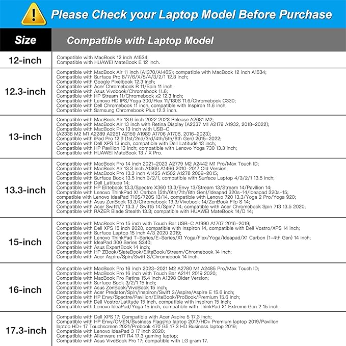 MOSISO Laptop Case 13.3 inch, 13-13.3 inch Laptop Sleeve Compatible - Image 5
