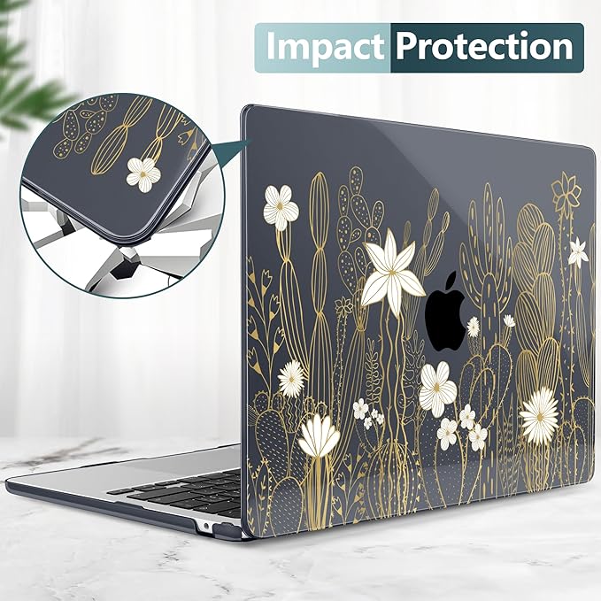 TWOLSKOO Compatible with M4 MacBook Air 15 inch Case 2025-2023 Released Model - Image 6