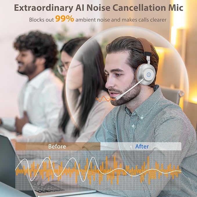 Earbay Wireless Headset with Mic - Image 2