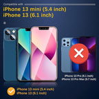 UniqueMe for iPhone 13 / iPhone 13 Mini Camera Lens Protector, Tempered Glass - Image 2