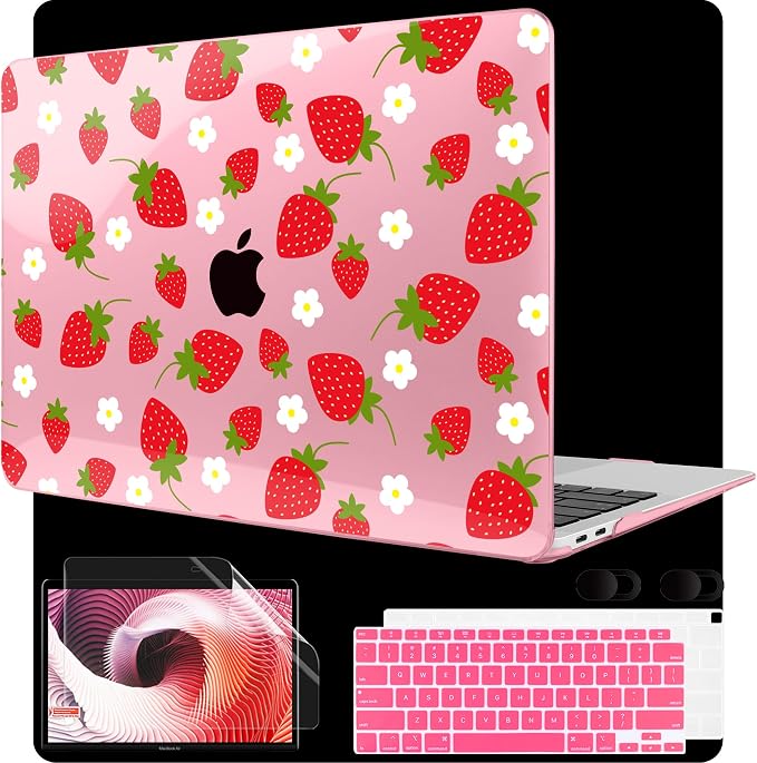 MEEgoodo for MacBook Air 13 inch Case 2021 2020 2019 2018 Released A2337 M1 by MEEgoodo