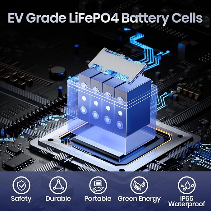 12V100Ah Group24 Mini LiFePO4 Battery, Grade A Battery Cells, Drop-in - Image 4
