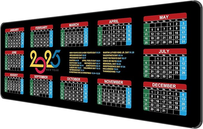 Dynippy Thin Extended Gaming Mouse Pad （31.5 * 11.8 * 0.08 inch） by Dynippy