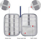 SELLYFELLY Travel Electronics Organizer Portable Cable Organizer Bag - Image 5