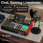 podcast equipment bundle, live sound card, streaming audio mixer, Podcast - Image 7