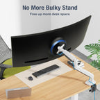 AVLT Single 17"-45" Monitor Arm Desk Mount Premium Mechanical Spring fits One - Image 7