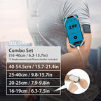 【Bone】 Run Tie Running Armband Phone Holder, Cell Phone Arm Band - Image 6