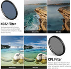 NEEWER Clip On 67mm Phone ND Filter Kit, Upgraded Lens Clip Cold Shoe - Image 4