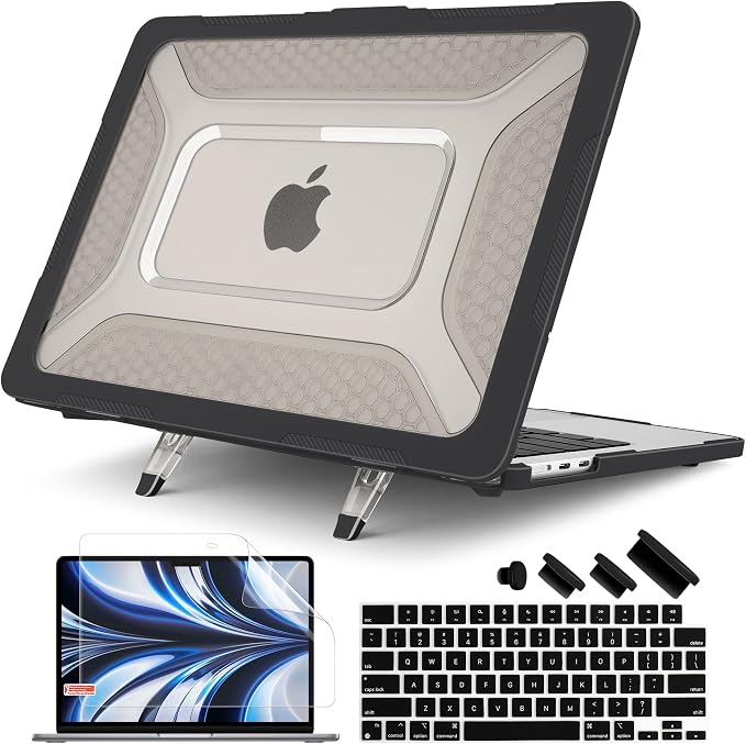 Batianda Case for New MacBook Air 13.6 inch 2025 M4 Chip 2024 2022 Release by Batianda
