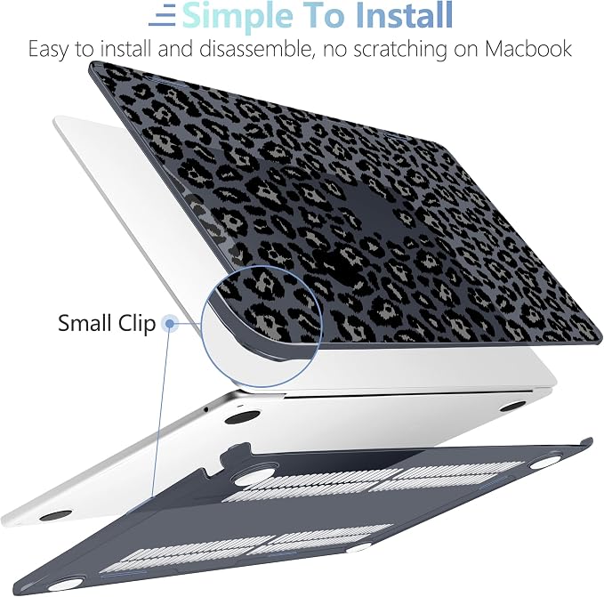 MEEgoodo Case for M4/M3/M2 MacBook Air 13.6 inch Case 2025 2024 2022, Fit Model - Image 5