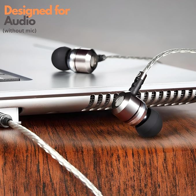 Sephia SP3060 Wired Headphones, HD Bass Driven Audio, Lightweight Aluminum - Image 4