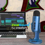 ZealSound Podcast Microphone for PC, Noise Cancellation USB Mic - Image 6